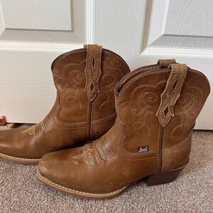 JUSTIN WOMEN'S CHELLIE WESTERN COWBOY BOOTS - SQUARE TOE